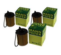 3X Original MANN-FILTER Filtre À Huile HU 716/2 X Oil Filter