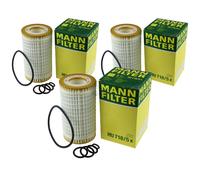 3X Original MANN-FILTER Filtre À Huile HU 718/5 X Oil Filter