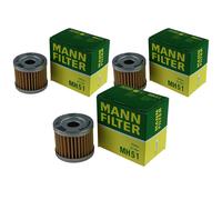 3X Original MANN-FILTER Filtre À Huile MH 51