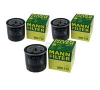 3X Original MANN-FILTER Filtre À Huile MW 712