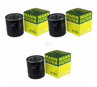 3X Original MANN-FILTER Filtre À Huile W 7053 Oil