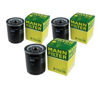 3X Original MANN-FILTER Filtre À Huile W 713/29