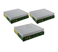 3X Original MANN-FILTER Filtre À Pollen Filtre D'Intérieur CU 22 013