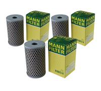 3X Original MANN-FILTER Filtre Hydraulique Pour Direction H 601/4