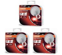3X OSRAM NIGHT BREAKER SILVER H7 DuoBox 1500 Lm Ampoule