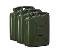 3x Oxid7 Metallkanister Métal Jerrycan Bidon de Combustible Vert Olive 20, L