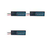 3X Panneau D'Affichage de Puissance LED Dc5-30V 12V 24V Indicateur de Puissance Batterie au Plomb-Acide au Lithium Affichage Général de la Puissance