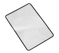 3x Paper Taille Verre Grandifiante PVC Plastique Place Page Page Lecture Magrand Aîner Low For Vision Aid Lens L Sheets For Flat Sur Fixe Pour Full