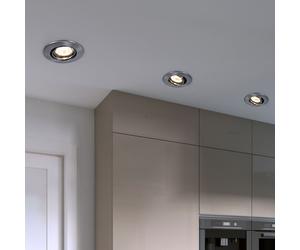 3x Paulmann Couvrir Lampes à Encastrer Cuisines Armoire Spot Aluminium Éclairage