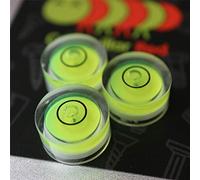 3x petit niveau à bulle jaune 15 mm, fiole ronde mini bullseye