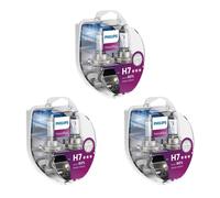 3x Philips VisionPlus Duobox H7 Halogène Jusqu'À 60% Plus de Lumière 55W 12V