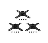 3X Plaque de Support D'Adaptateur de Montage de Moniteur Portable, Rotule de 17 mm à 100 X 100 mm 75 X 75 mm, Support de Bras de Montage Mural