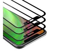 3x Verre trempé pour Apple iPhone 12 Pro Max en TRANSPARENT avec NOIR 3x Film de protection d'écran durci tempered glass plein écran d'une dureté de 9H avec 3D Touch