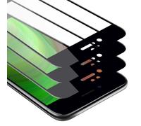 Cadorabo 3x film blindé plein écran pour Apple iPhone 8 PLUS / 7 PLUS / 7S PLUS film de protection en noir tempered
