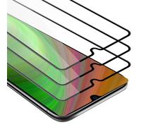 cadorabo 3x Verre Trempé couverture complète compatible avec Huawei MATE 20 en TRANSPARENT avec NOIR - Pack de 3 Verre de protection d'écran trempé (Tempered) en dureté 9H avec 3D touch