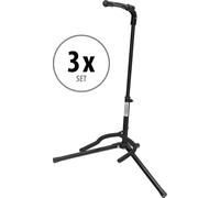 3x Pliable Support Pied Pour Guitare Acoustique Basse Scene Ajustable 57-75cm