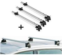 3x Porte-vélos Bike Pro + porte-rail CRV107A compatible avec Renault Koleos II 5 portes à partir de 2017