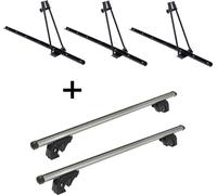 3x porte-vélos ORION + barres de toit/rails VDP LION2 compatibles avec Land Rover Discovery Sport (5 portes) à partir de 15 ans