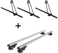 3x porte-vélos ORION + barres de toit VDP004 L compatibles avec VW Passat Variant 96-14