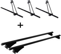 3x Porte-vélos ORION + porte-rail Tiger Alu XL compatible avec Kia Sorento (XM) à partir de 14 ans