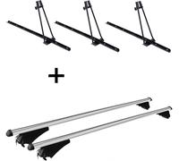 3x Porte-vélos ORION + porte-rail Tiger XL compatible avec Kia Sorento (XM) à partir de 14 ans
