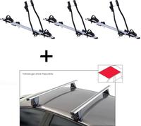 3x porte-vélos SAGITTAR + barres de toit VDP Delta compatibles avec Honda Accord X Sedan (4 portes) à partir de 2018