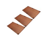 3X pour 3060 3080 3090 Fond de panier Dissipateur de chaleur en cuivre pur Carte graphique M?moire Radiateur auxiliaire 90X180MM (4mm)