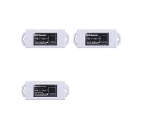 3X Prolongateur POE 1 à 2 100Mbps IEEE 802.3Af/At Standard 48V pour Caméra IP NVR Extension POE de 100 Mètres pour la Portée POE