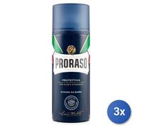 3X Proraso Mousse À Raser Protectrice 400 Ml