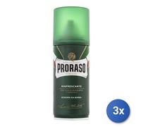 3x Proraso Mousse Barbe 100 Ml. Verde T. Barb