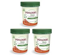 3X Psyllogel Fibre de Psyllium Pure à 99% Goût Orange Rouge - Favorise la régularité intestinale - 510 grammes de poudre