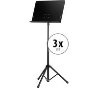 3x Pupitre Musique Pliable Partition D'Orchestre Trepied Reglable Grand Robuste