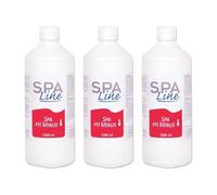 3x Réducteur de pH liquide (1000ml) SpaLine Spa pH Minus SPA-PH001