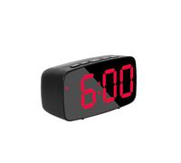 3X RéVeil NuméRique Intelligent de Chevet, Horloge de Bureau USB de à LED Rouge avec RéPéTition de TempéRature de Date 12 / 24H pour Chambre à