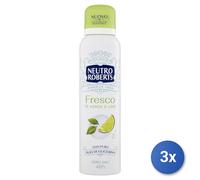 3X Roberts Déodorant Spray 150 Ml. Fraîcheur Verte
