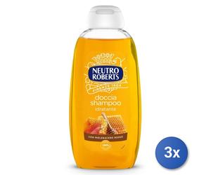 3X Roberts Douche/Shampooing 250 ML. Hydratant Miel/Érable