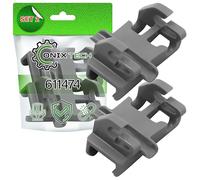 3x Roulements Fixation Panier Superieur Lave Vaisselle 611474 pour Bosch | 00611474 pour Siemens pour Neff 436754 pour Küppersbusch - Garantie de 5 Ans - ONIX TECH