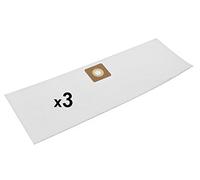 3x sacs (6 couches) compatible avec Bosch UniversalVac 15 - Remplacement pour 2 609 256 F32