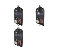 3X Sacs de Rangement pour le et le Stockage, Grandes Poches en Filet, Organisateur de Placard, Adaptés à Plusieurs Costumes et Accessoires