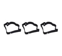 3X Sangle de Ceinture Pectorale pour Polar Wahoo pour Moniteur de Fréquence Cardiaque Sans Fil de Sport, Noir