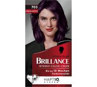 3x Schwarzkopf Brillance Coloration 703 Améthyste Foncée, Crème