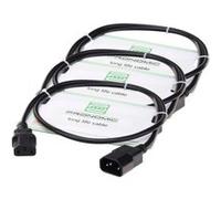 3x Set Pronomic IECIEC-2,5 câble de connexion rallonge 2,5 m
