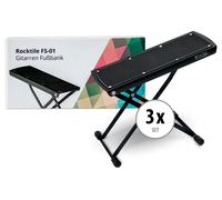 3x Set Repose Stand Support pour Pied Guitare Guitariste Ajustable Antiderpante
