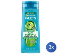3X Shampoo Fructis 250 ML Anti-Pelliculaire Citrus D