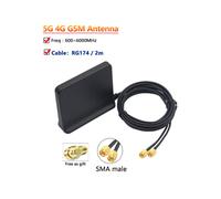 3X Signal Boost 5G 4G LTE 3G GSM Antenne Mimo à Gain Élevé 12Dbi 600-6000Mhz Antenne WiFi Omni Externe (Noir SMA Mâle)