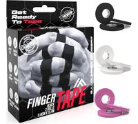 3x Strap Doigt 0,8cm X 13,7m-Jjb Jiu Jitsu Bresilien-Escalade-Crossfit-Mma-Grappling-Judo-Volleyball-Musculation-Rouleaux De Finger Tape Noir