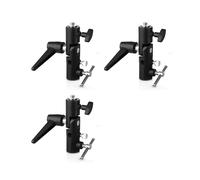 3X Support de Support Pivotant pour Parapluie 1/4 Pouces 3/8 Pouces pour Studio Photo Speedlight Support de Lumière Accessoires de Studio Photo