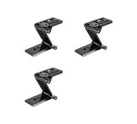 3X Support de Téléphone Pliable Rapide en Forme de Z, Plaque de Montage pour Support de Téléphone, Support Inclinable, Trépied, Accessoires pour