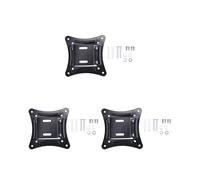 3X Support Mural Universel pour Écran LCD LED 14-27 Pouces Moniteur RéGlable en Hauteur Mur RéTractable pour VESA Tv-C12