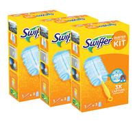 3x Swiffer Staubmagnet Set D'Initiation (Poignée + 3 Seviette)
